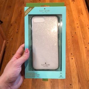 Kate Spade NWT Glitter Ombré 7/8 Plus Phone Case